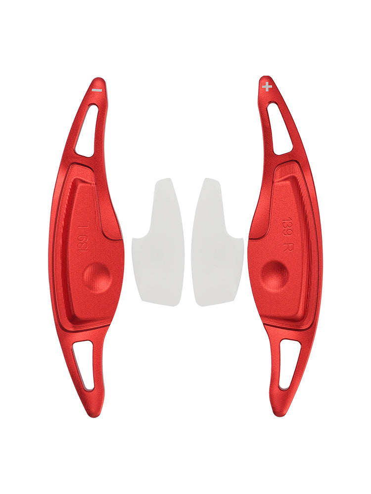 Steering Wheel Paddle Shifter For Genesis G80 Sport 17-20 Aluminium Red