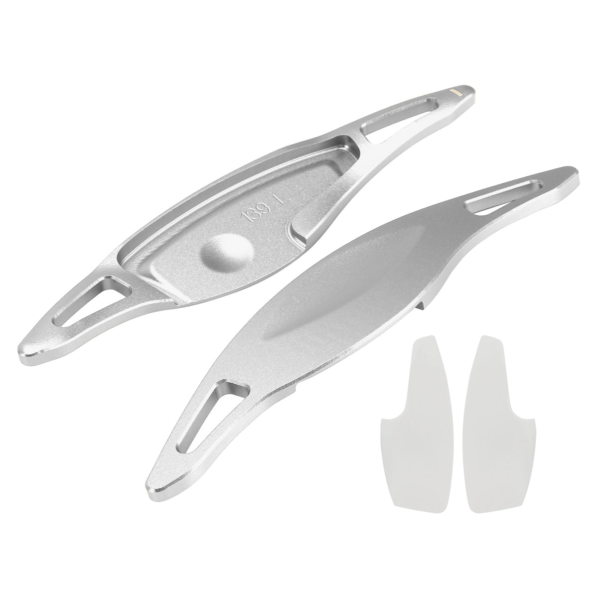 Steering Wheel Paddle Shifter For Genesis G80 Sport 17-20 Aluminium Silver