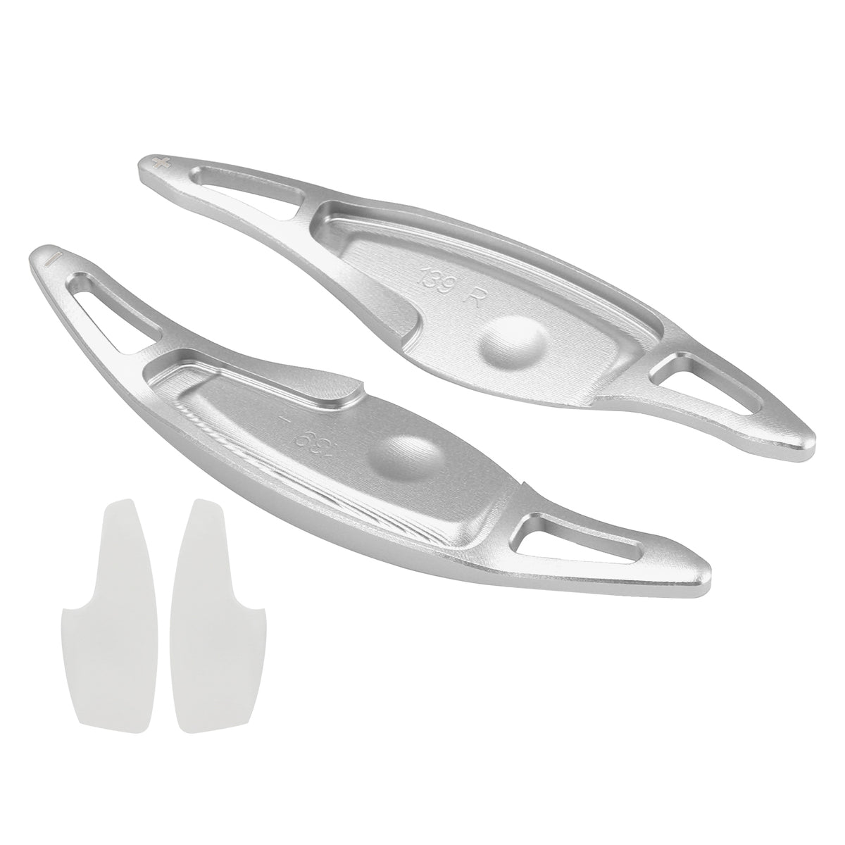 Steering Wheel Paddle Shifter For Genesis G80 Sport 17-20 Aluminium Silver
