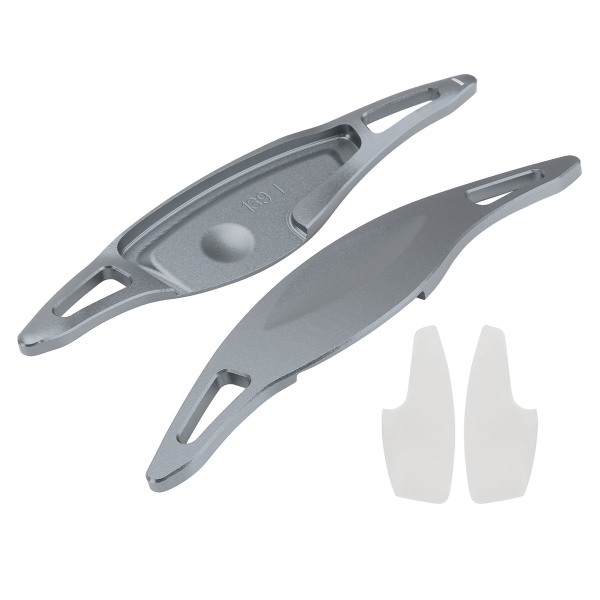 Steering Wheel Paddle Shifter For Genesis G80 Sport 17-20 Aluminium Grey