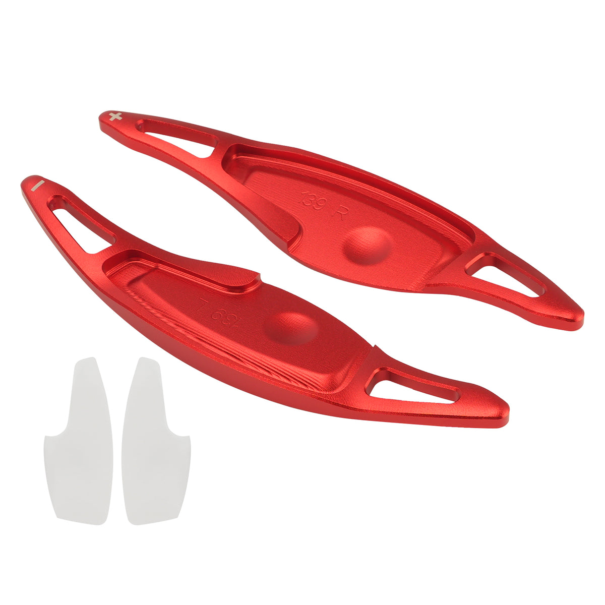 Steering Wheel Paddle Shifter For Genesis G80 Sport 17-20 Aluminium Red