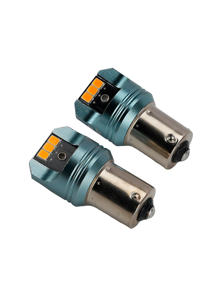 Car Light LED Auxiliary Bulb Kit P21W 12V 3W 1700K Amber For HELLA LEDS25AA2