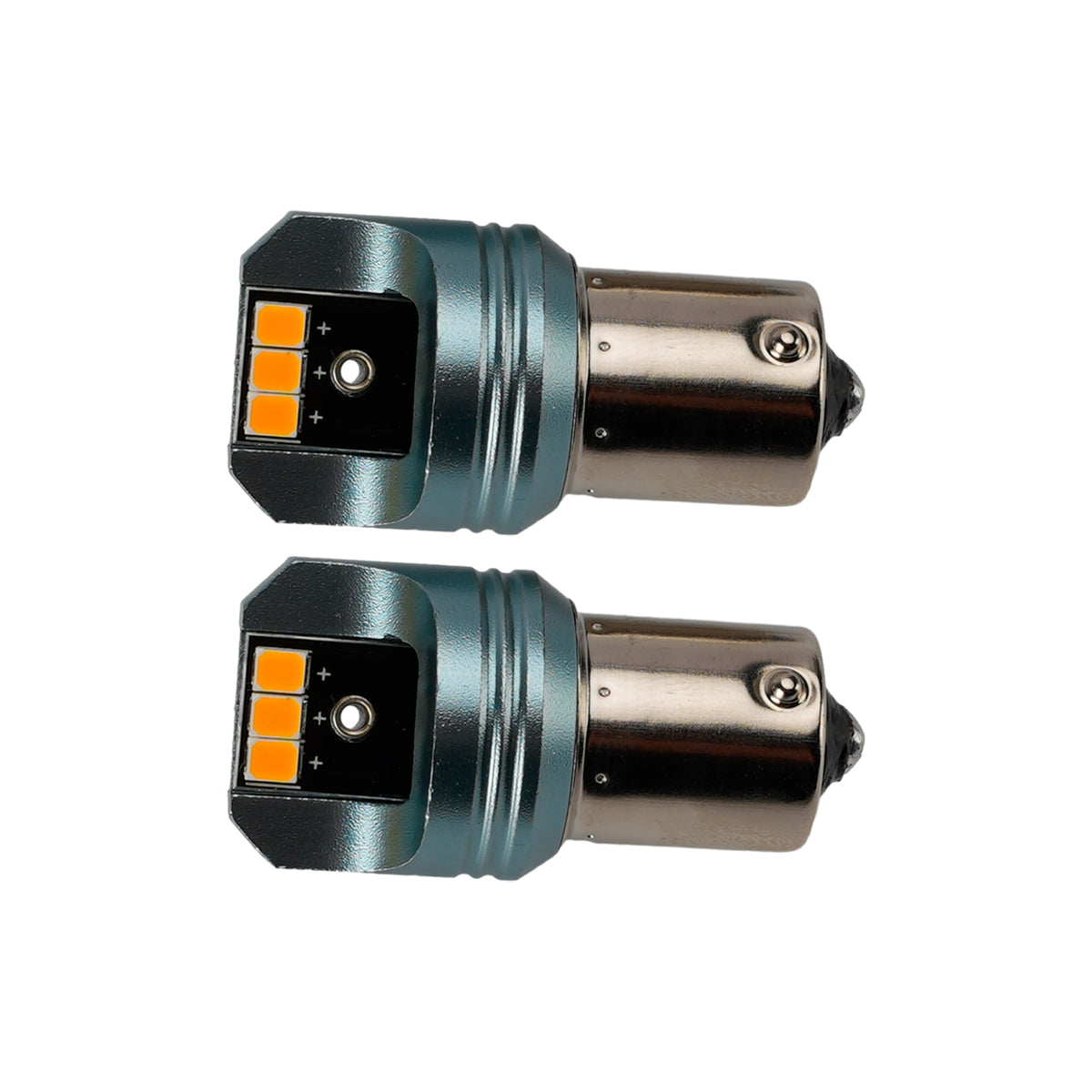 Car Light LED Auxiliary Bulb Kit PY21W 12V 3W 1700K Amber For HELLA LEDS25AA3