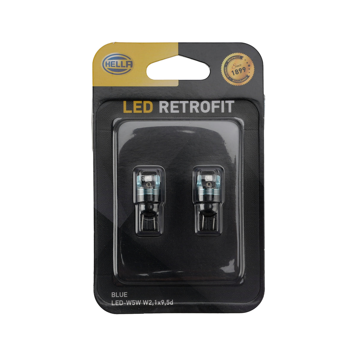 Car Light LED Auxiliary Bulb Kit W5W T10 12V 1W Blue For HELLA LEDT10BA1