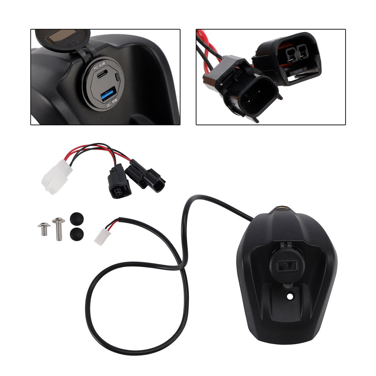 Quick Charge Socket 45W/18W Pd&Qc For Honda Ns150Gx 24-25