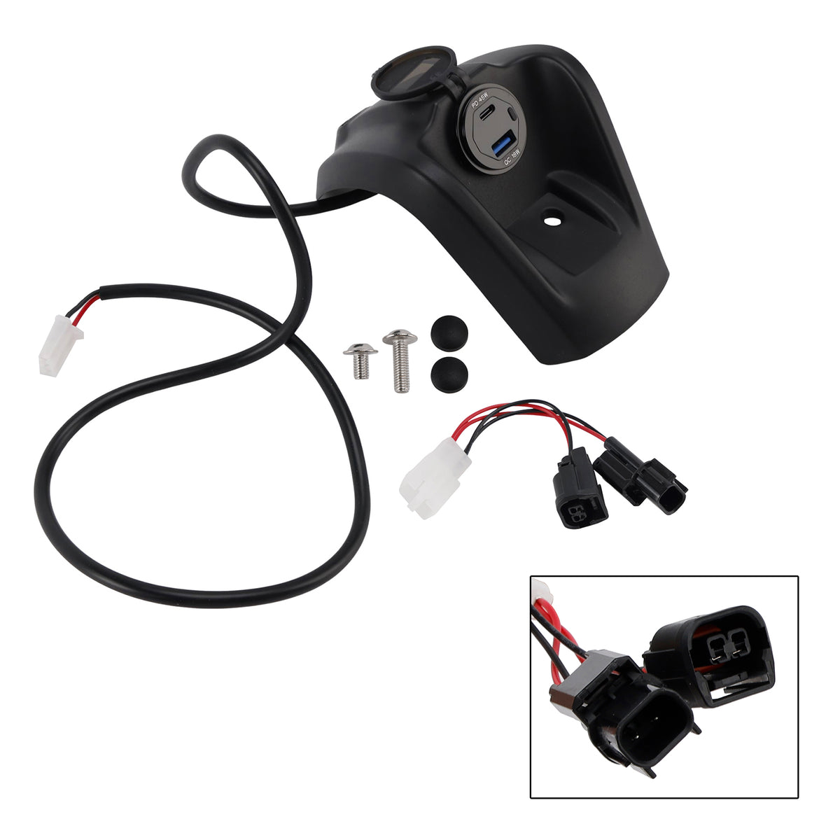Quick Charge Socket 45W/18W Pd&Qc For Honda Ns150Gx 24-25