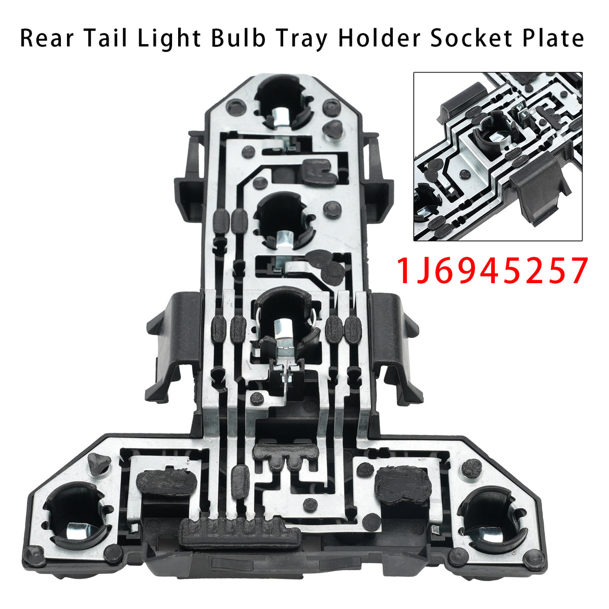 Rear Tail Light Bulb Tray Holder Socket Plate 1J6945257 For Vw Golf Mk4 98-2005