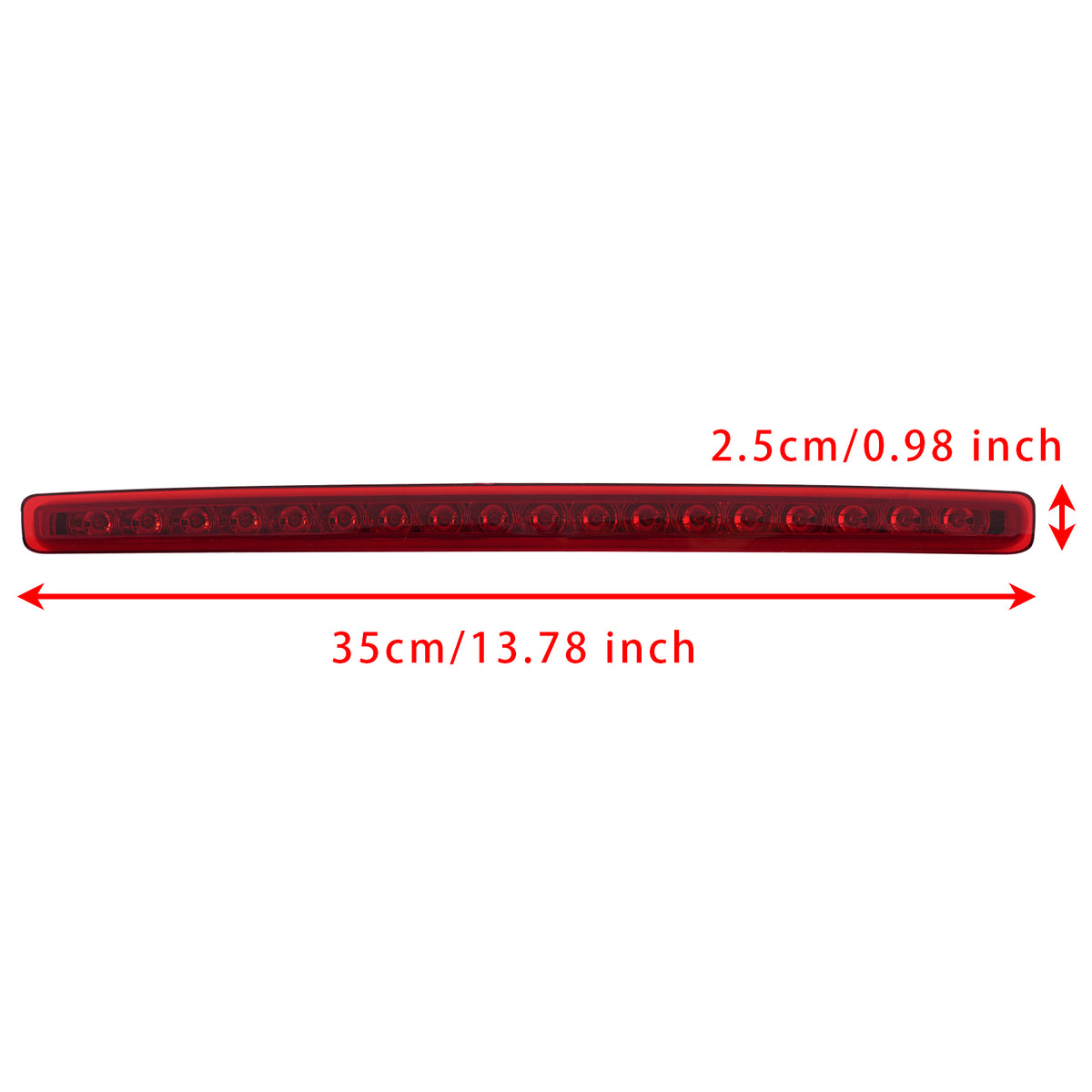 Rear Third 3Rd Brake Lamp Light Red 8F0945097 For Audi A5 Cabriolet 2009-2016