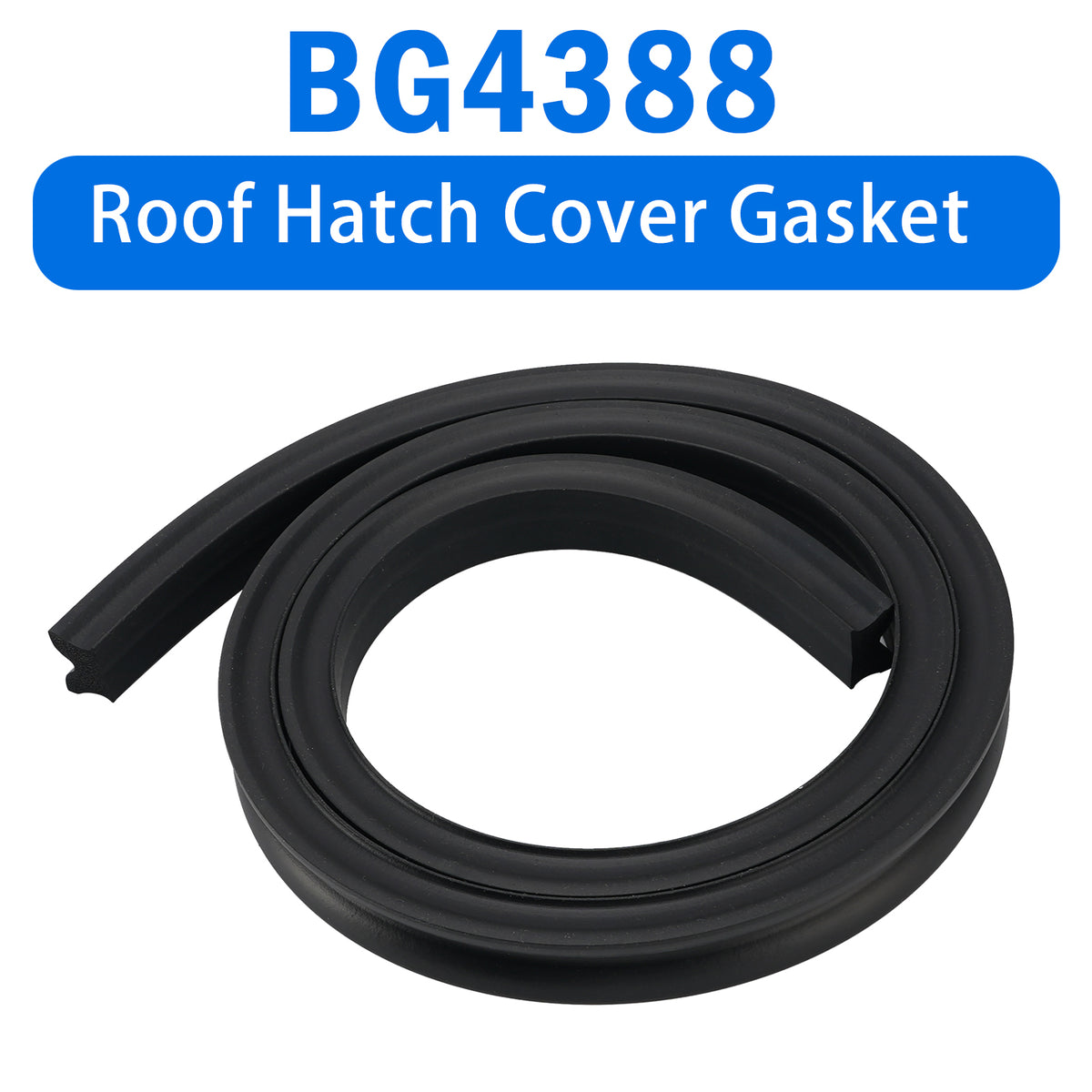 Roof Hatch Cover Gasket BG4388 1.15m Length for Dometic Micro Heki