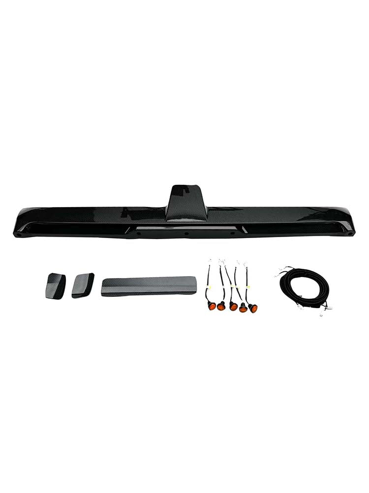 Carbon Fiber Rear Roof Spoiler Wing Fit Benz G-Class W464 W465 2019+ w/LED