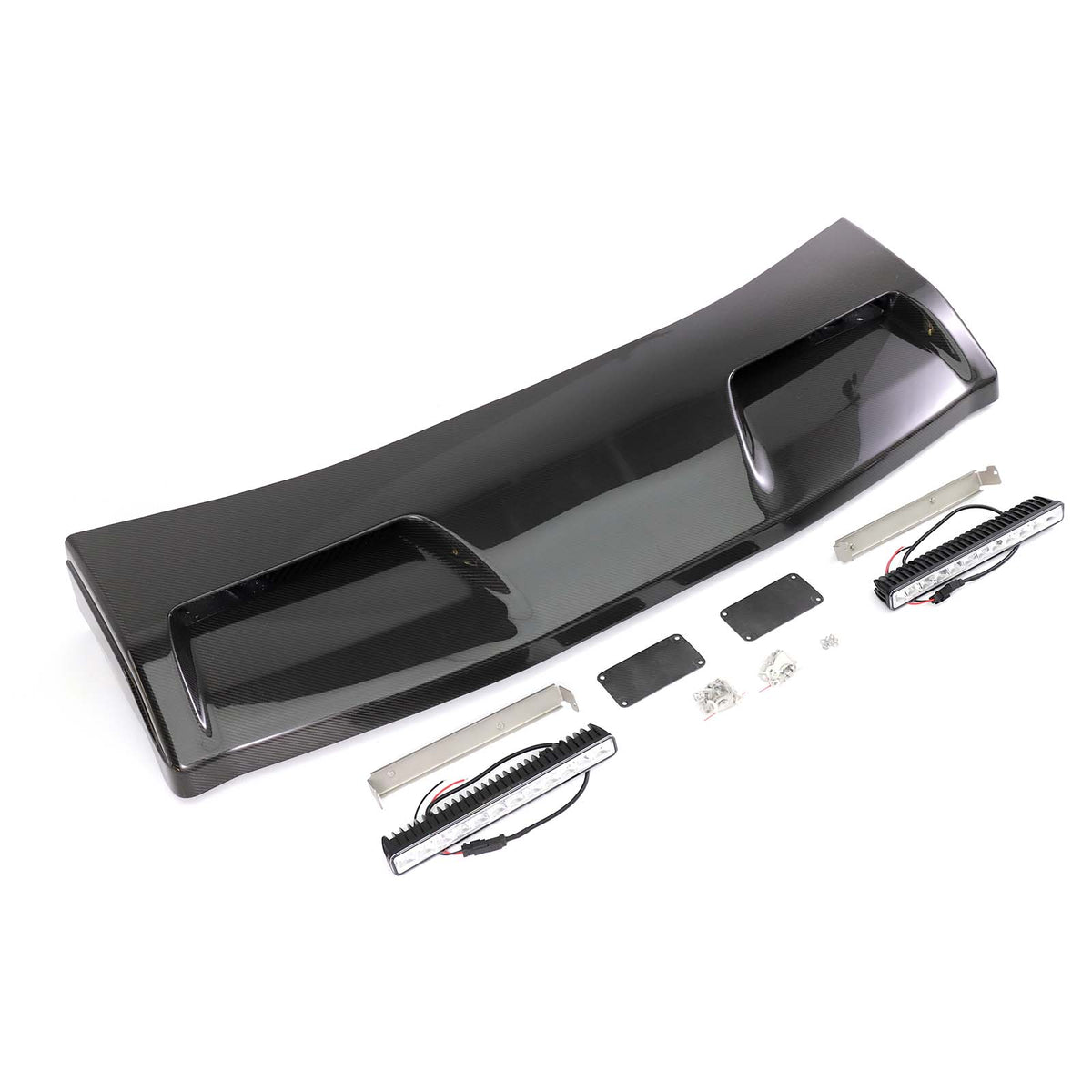 Even Style Front Roof Spoiler Wing Fit Benz G-Class W464 G550 2019-2023 W/Led