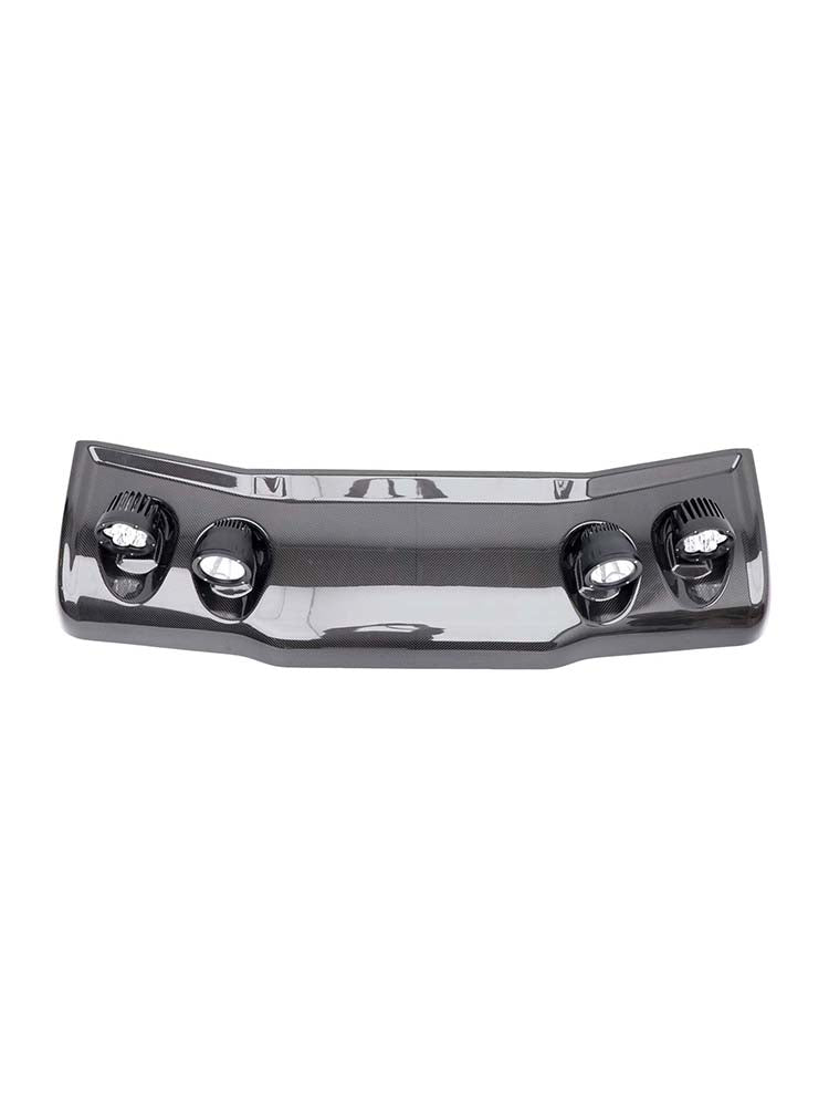 Adventure style Front Roof Spoiler Wing Fit Benz G-Class W464 2019-2023 W/Led