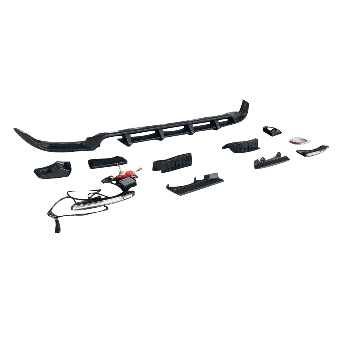 Shark Style Front Bumper Lip Fit Mercedes Benz G-Class W464 W463A 2019-2023