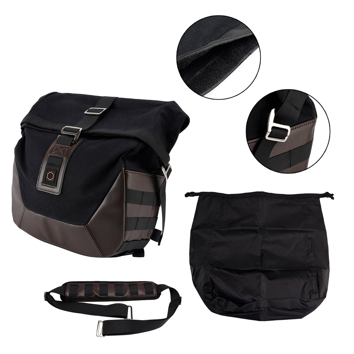Quick Release Luggage Bag Saddlebag For Chopper Cruiser Bobber Chopper Touring