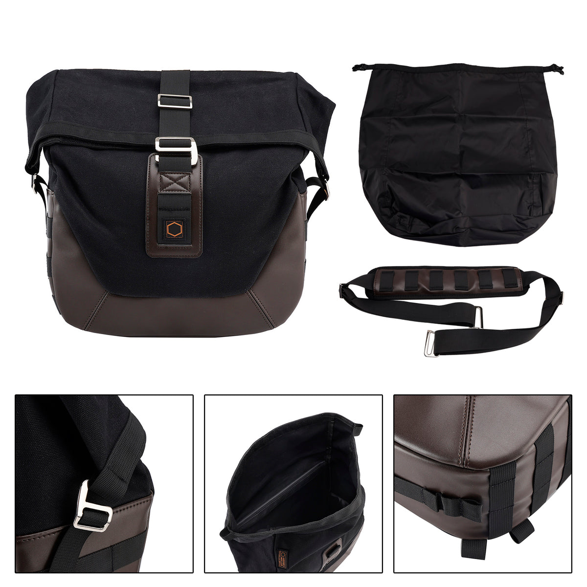 Quick Release Luggage Bag Saddlebag For Chopper Cruiser Bobber Chopper Touring