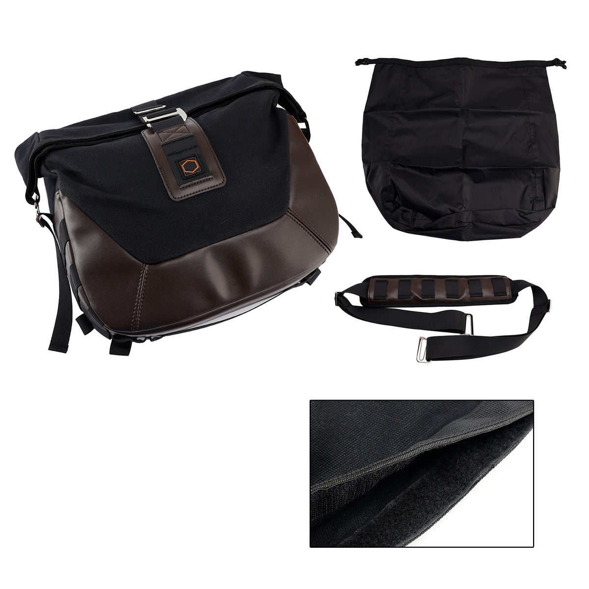 Quick Release Luggage Bag Saddlebag For Chopper Cruiser Bobber Chopper Touring
