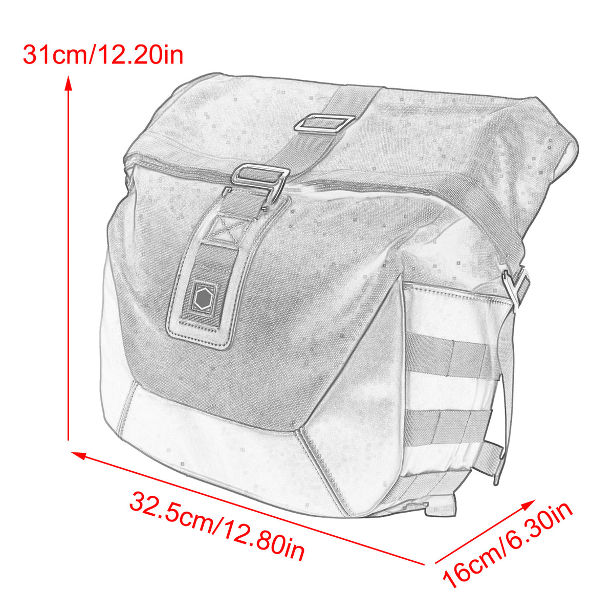 Quick Release Luggage Bag Saddlebag For Chopper Cruiser Bobber Chopper Touring