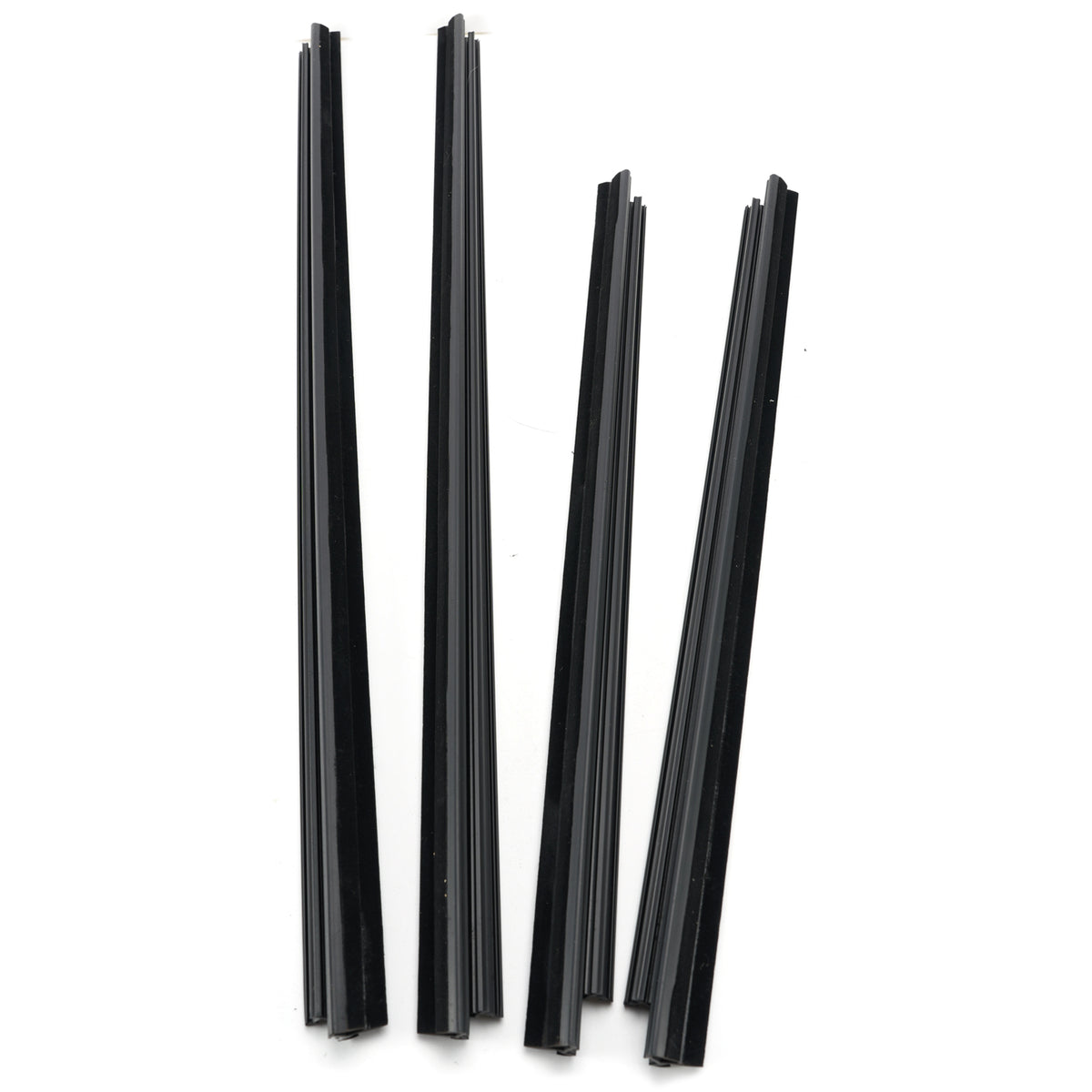 4Pcs Inner Door Window Glass Weatherstrip For Toyota Corolla 2009-2013