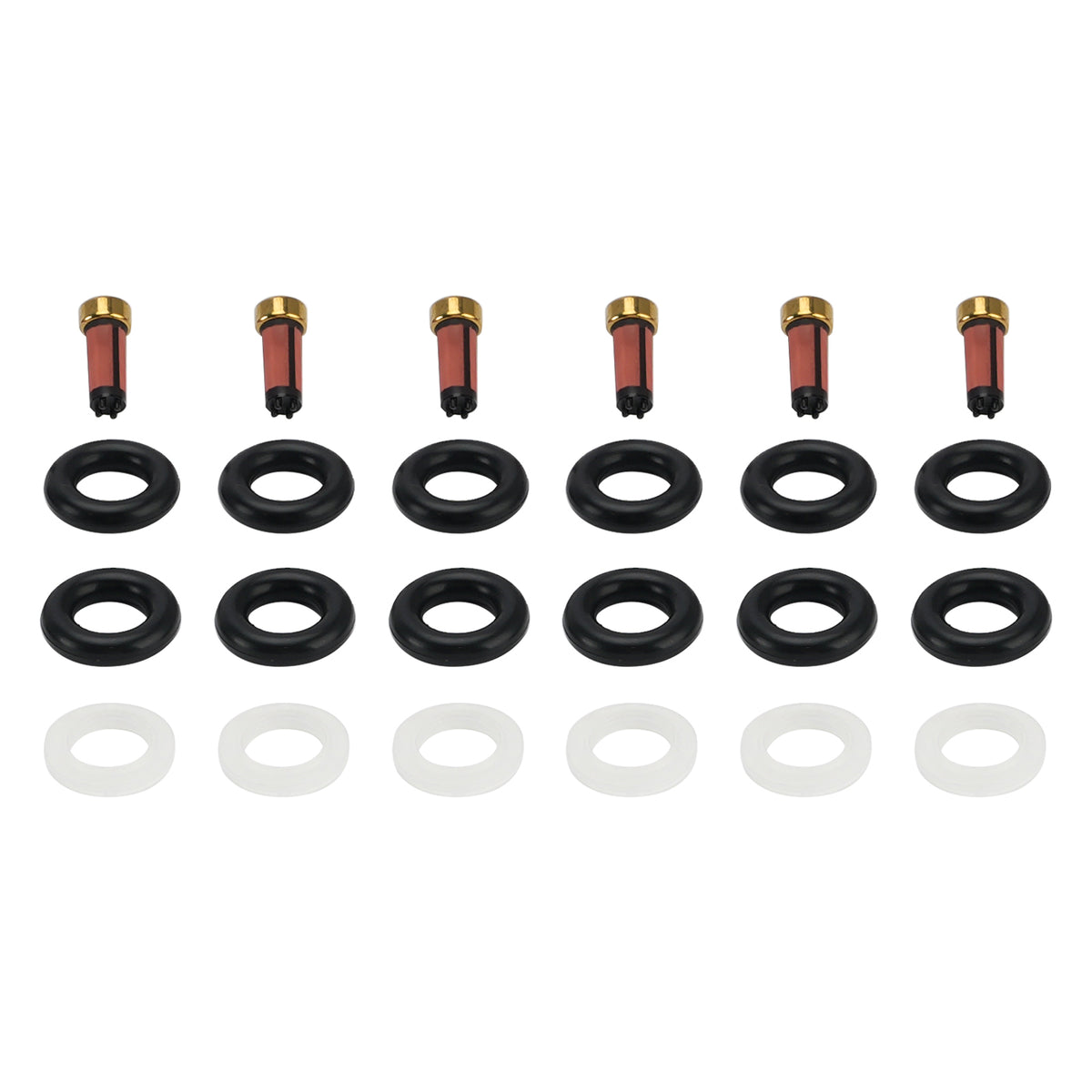 Fuel Injector Seal O-Ring 0280150158 For Ford Mondeo Mk III 2.5 V6 2000-2007
