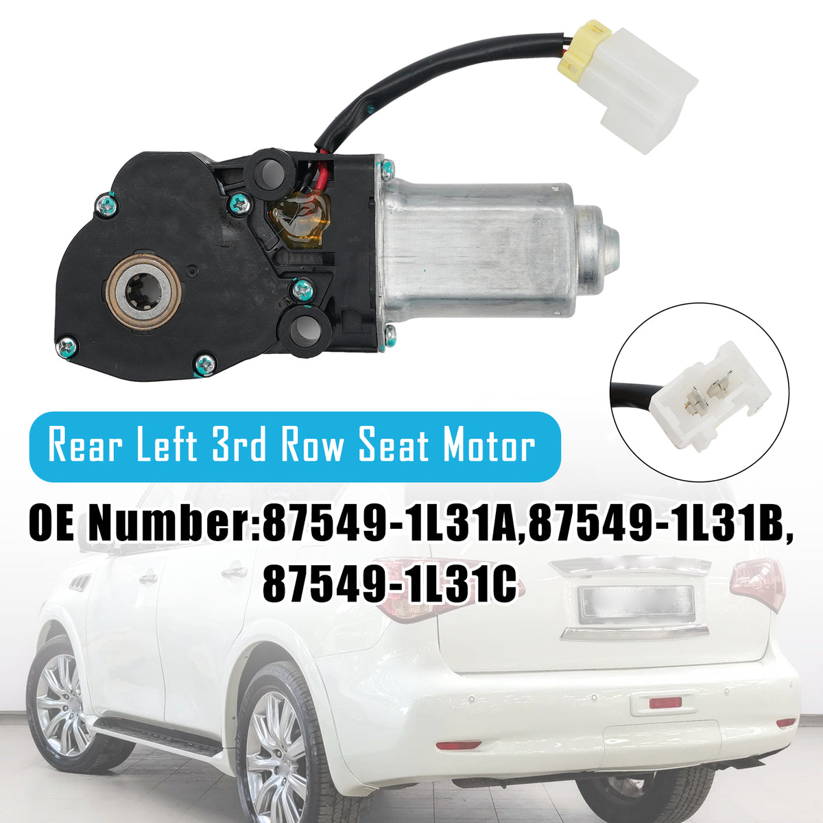 Rear Left 3Rd Row Seat Motor 87549-1L31B For Infiniti QX56 QX80 2011-2017