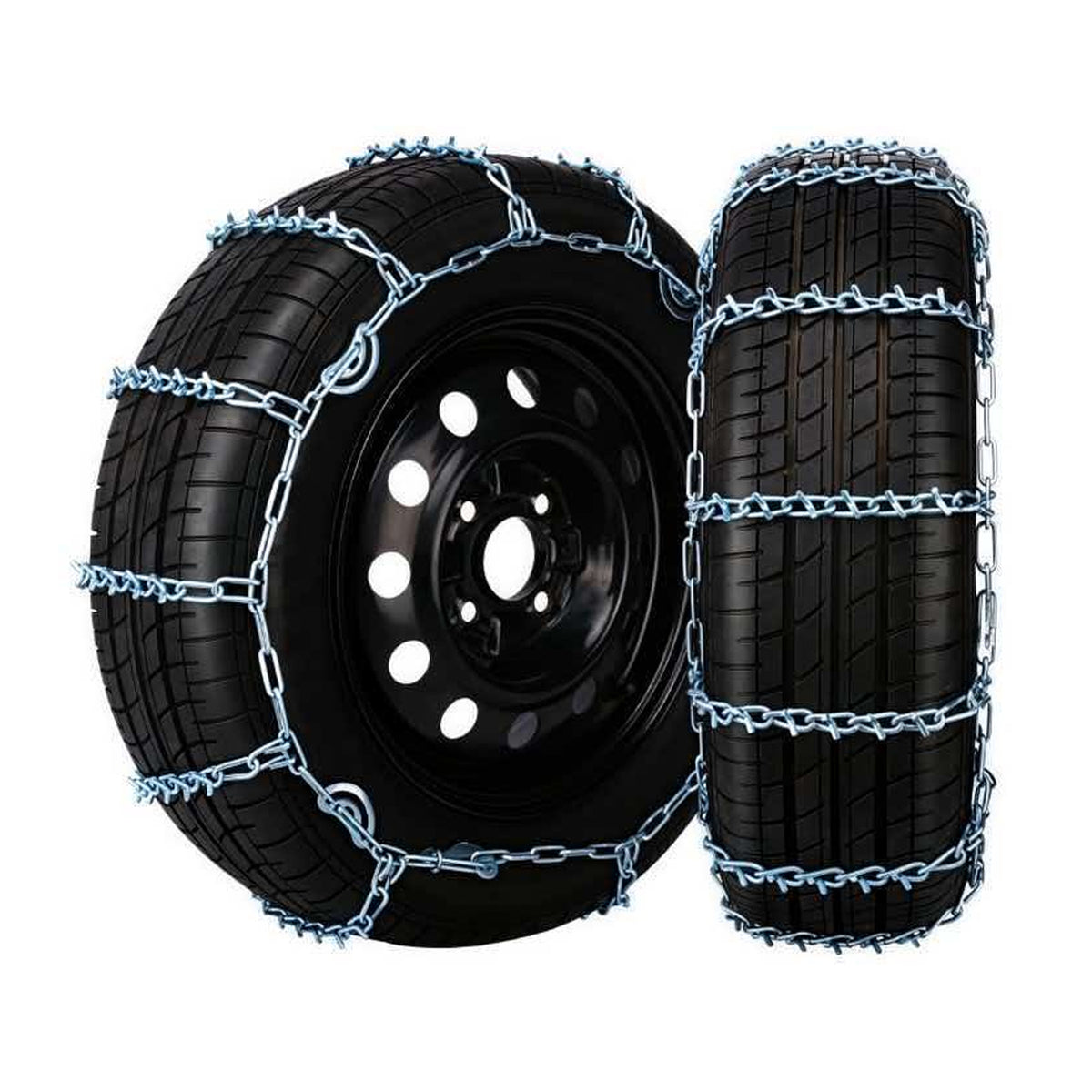 2 Pack V-Bar Tire Chains for Car SUV 14" to 18" Tire Snow Ice Traction