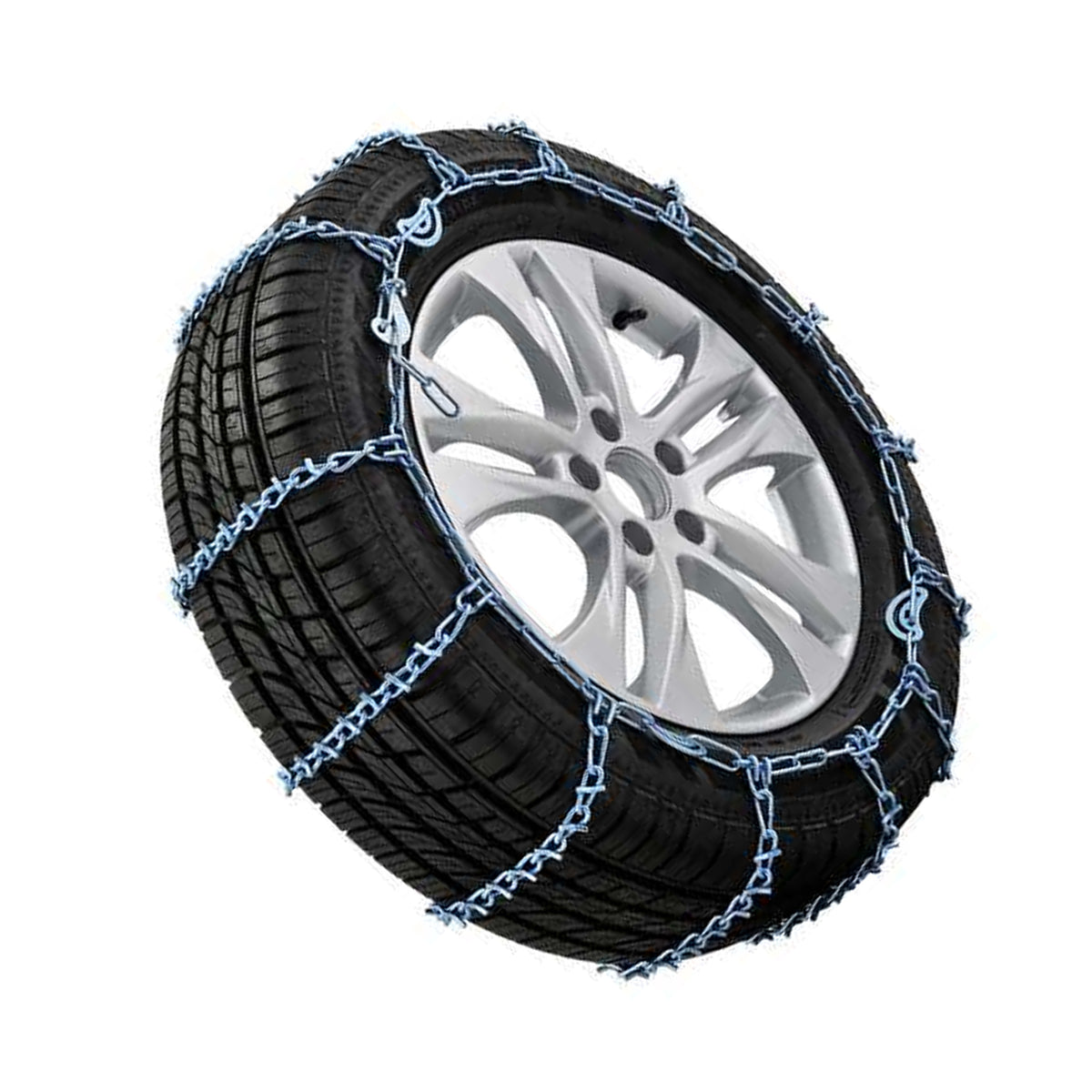 2 Pack V-Bar Tire Chains for Car SUV 16" to 21" Tire Snow Ice Traction