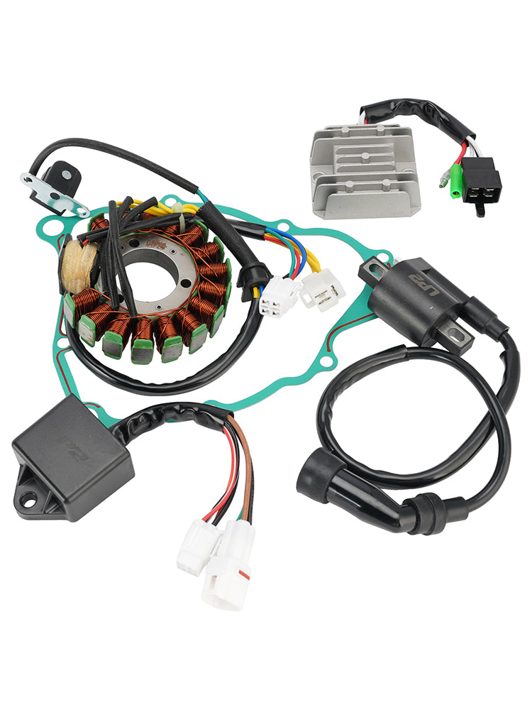 Stator Regulator CDI Box Ignition Coil For Yamaha Timberwolf 250 YFB250FW 94-96