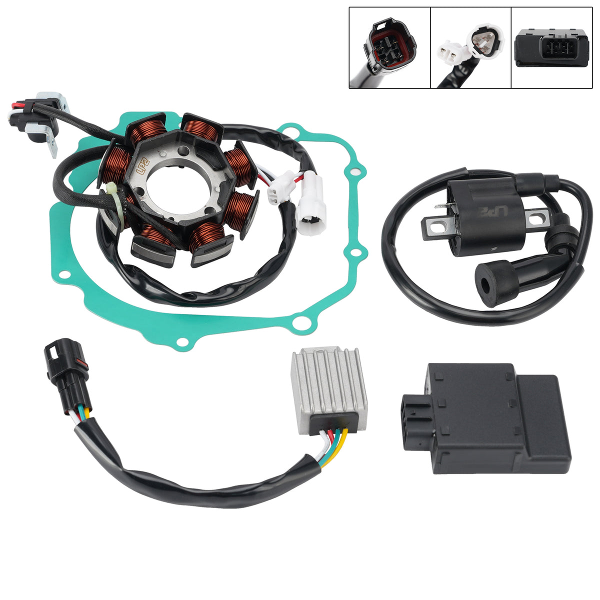 Stator Regulator CDI Box Ignition Coil Gasket For Yamaha YFA1 Breeze 125 02-04