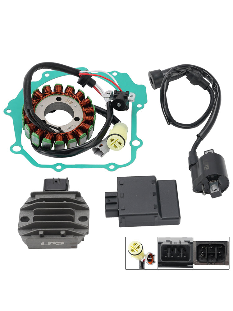 Stator Regulator CDI Box Ignition Coil Gasket For Yamaha YFM125 Grizzly 04-13