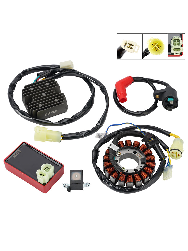 18-Pole Stator Regulator CDI Box Ignition Coil For Honda TRX300 Fourtrax 1988-93