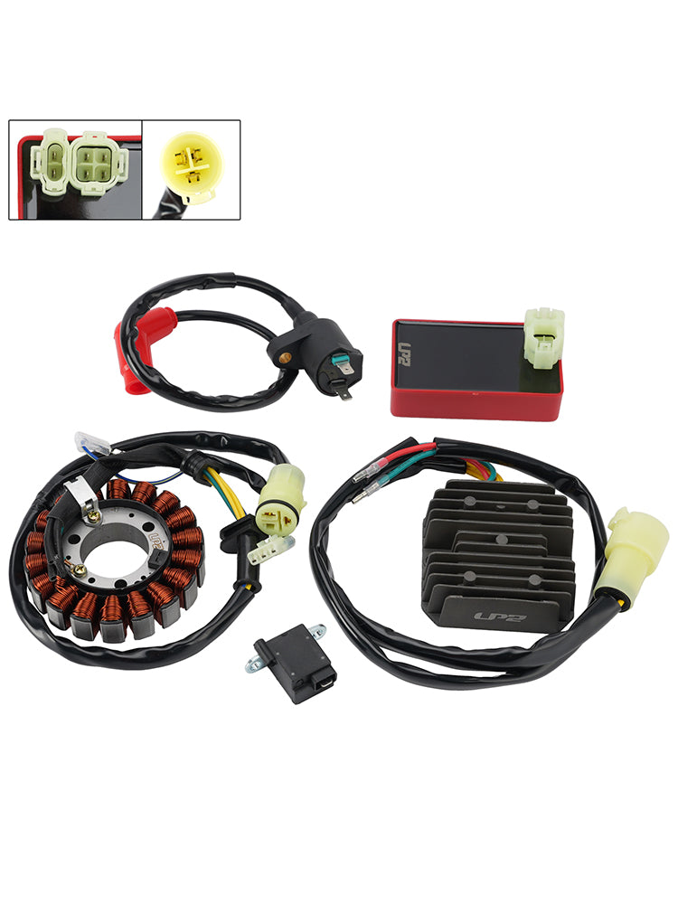 18-Pole Stator Regulator CDI Box Ignition Coil For Honda TRX300 Fourtrax 1994-97