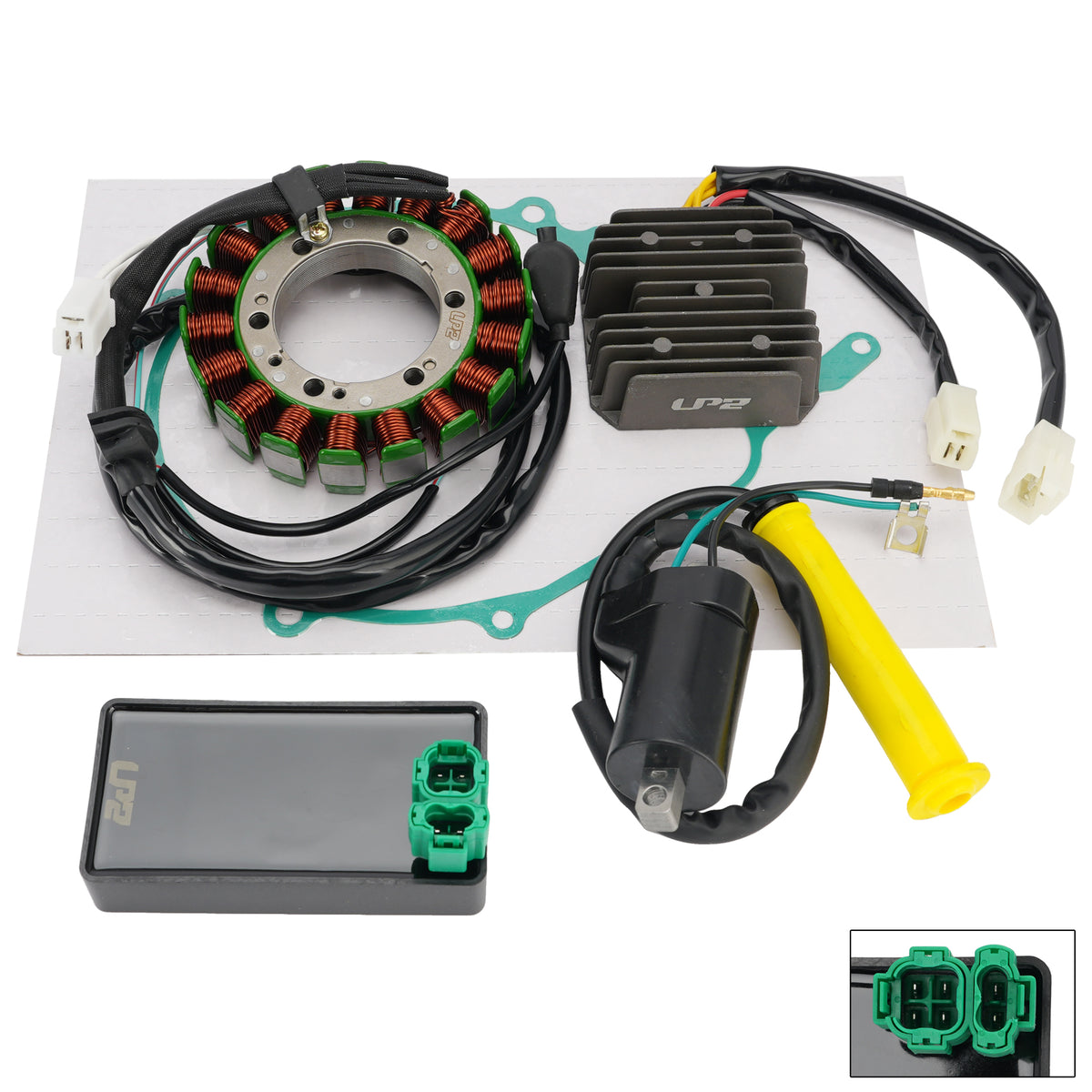Stator Regulator CDI Box Ignition Coil Gasket For Honda NX650 Dominator 1990-94