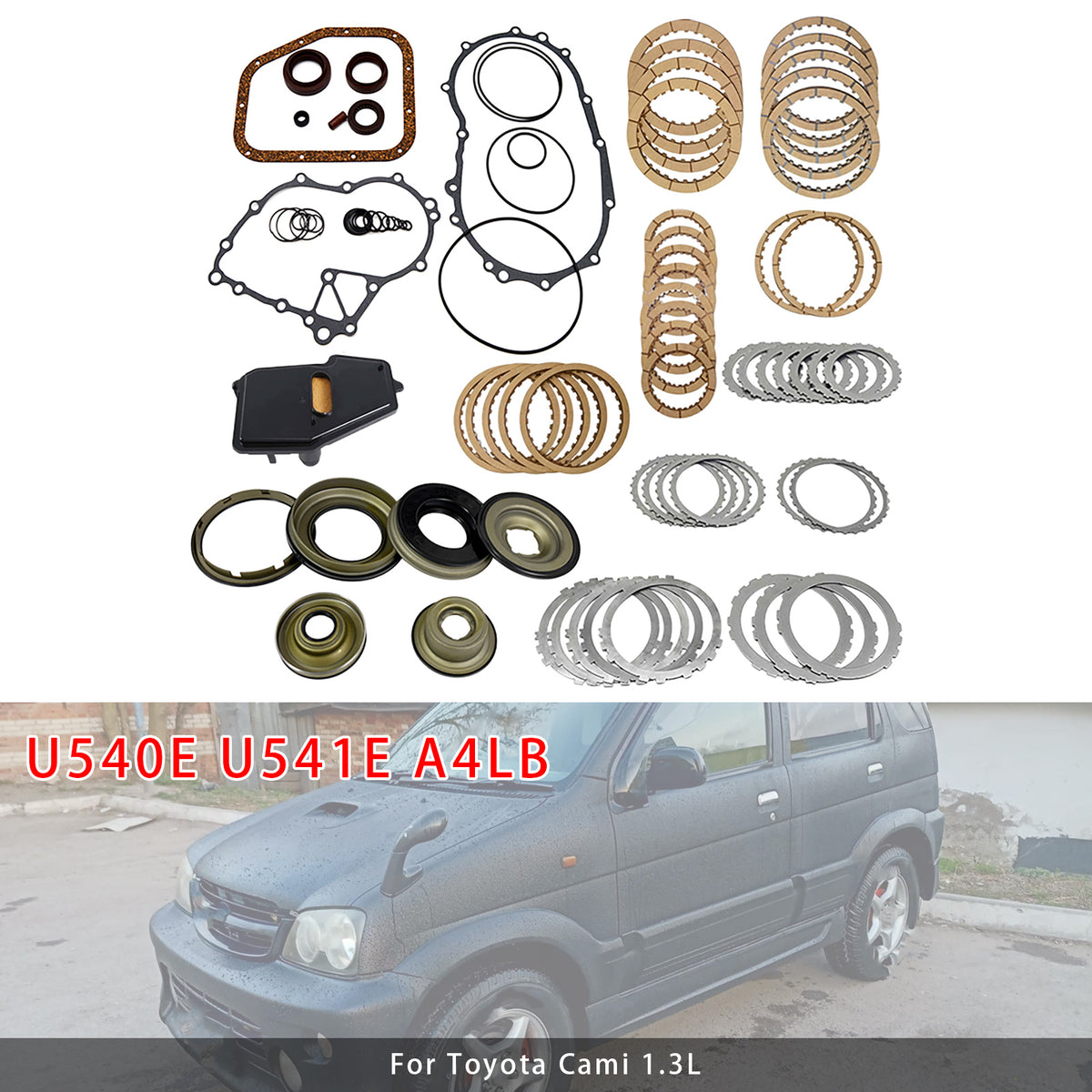 U540E U541E A4LB Transmission Rebuild Master Overhaul Kit For Toyota Daihatsu