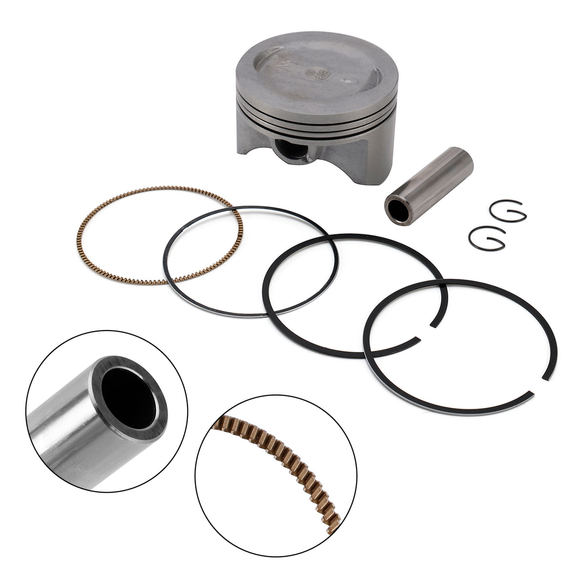 Piston Ring Rebuild Kit 74Mm 5Xt-11631-00 For Yamaha Xg250 Tricker 04-07 Xt250