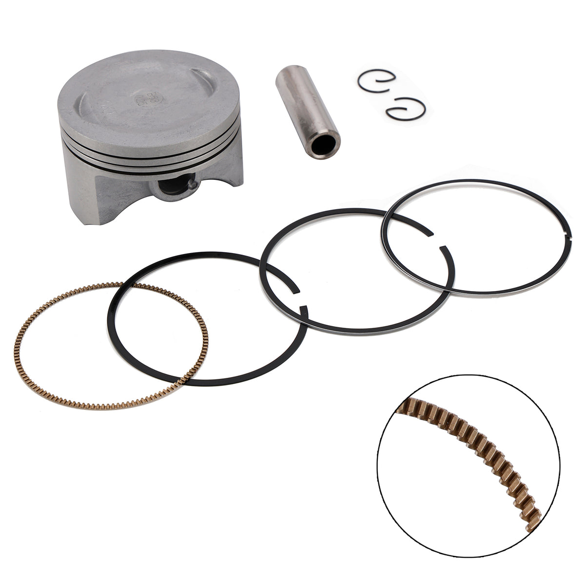 Piston Ring Rebuild Kit 74.25Mm 5Xt-11631-00 For Yamaha Xg250 Tricker 04-07 Xt