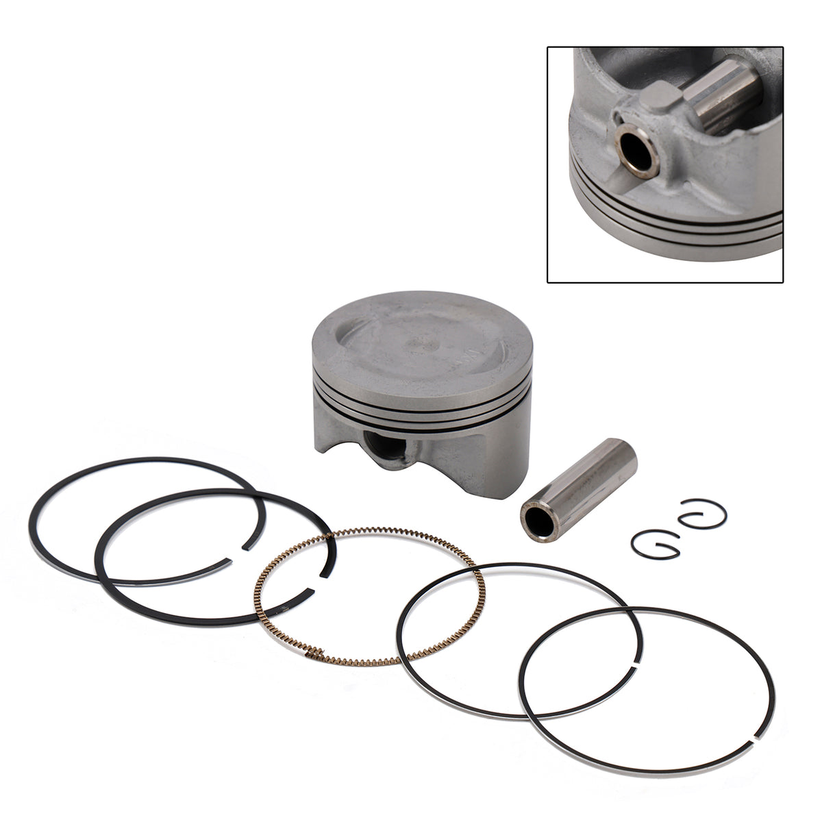 Piston Ring Rebuild Kit 74.5Mm 5Xt-11631-00 For Yamaha Xg250 Tricker 04-07 Xt250