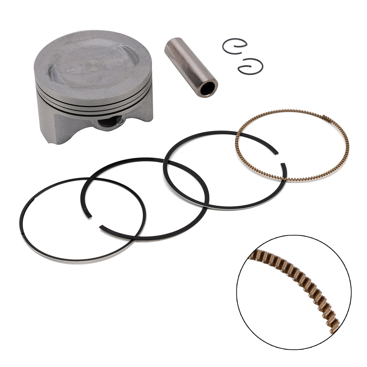Piston Ring Rebuild Kit 74.75Mm 5Xt-11631-00 For Yamaha Xg250 Tricker 04-07 Xt