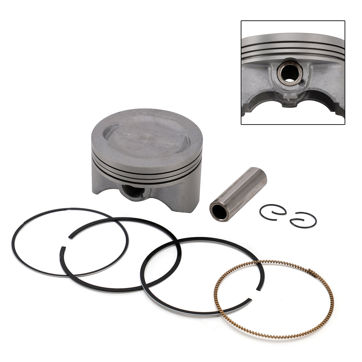 Piston Ring Rebuild Kit 74.75Mm 5Xt-11631-00 For Yamaha Xg250 Tricker 04-07 Xt