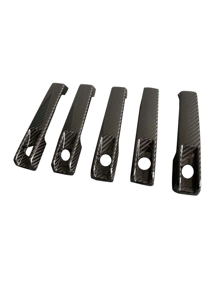 5PCS Dry Carbon Door Handle Cover Trim Fit Benz G Class W463A W464 2019-2023
