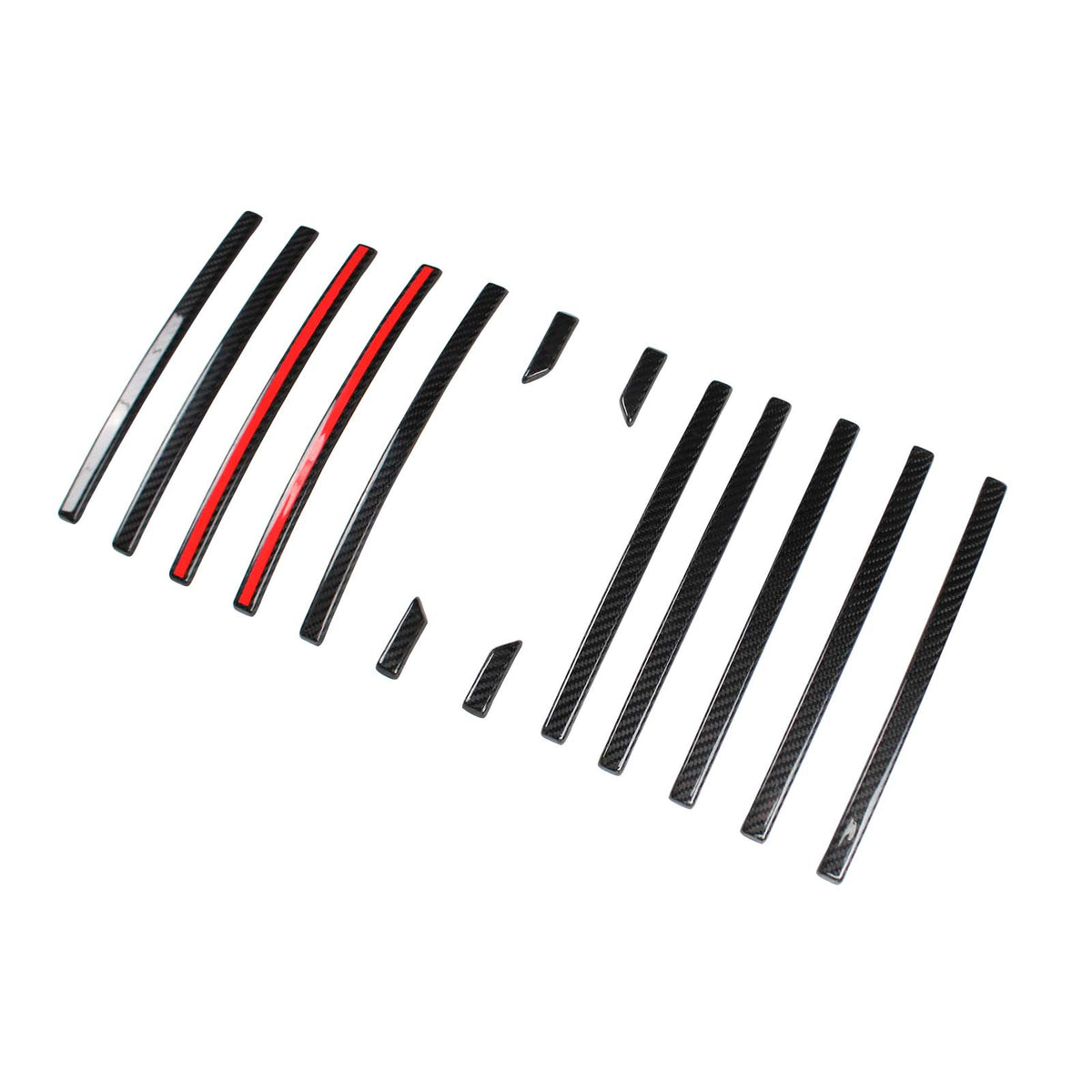 Carbon Fiber Front Grille Trim Cover Fit Mercedes G Class W464 G63 2019-2023