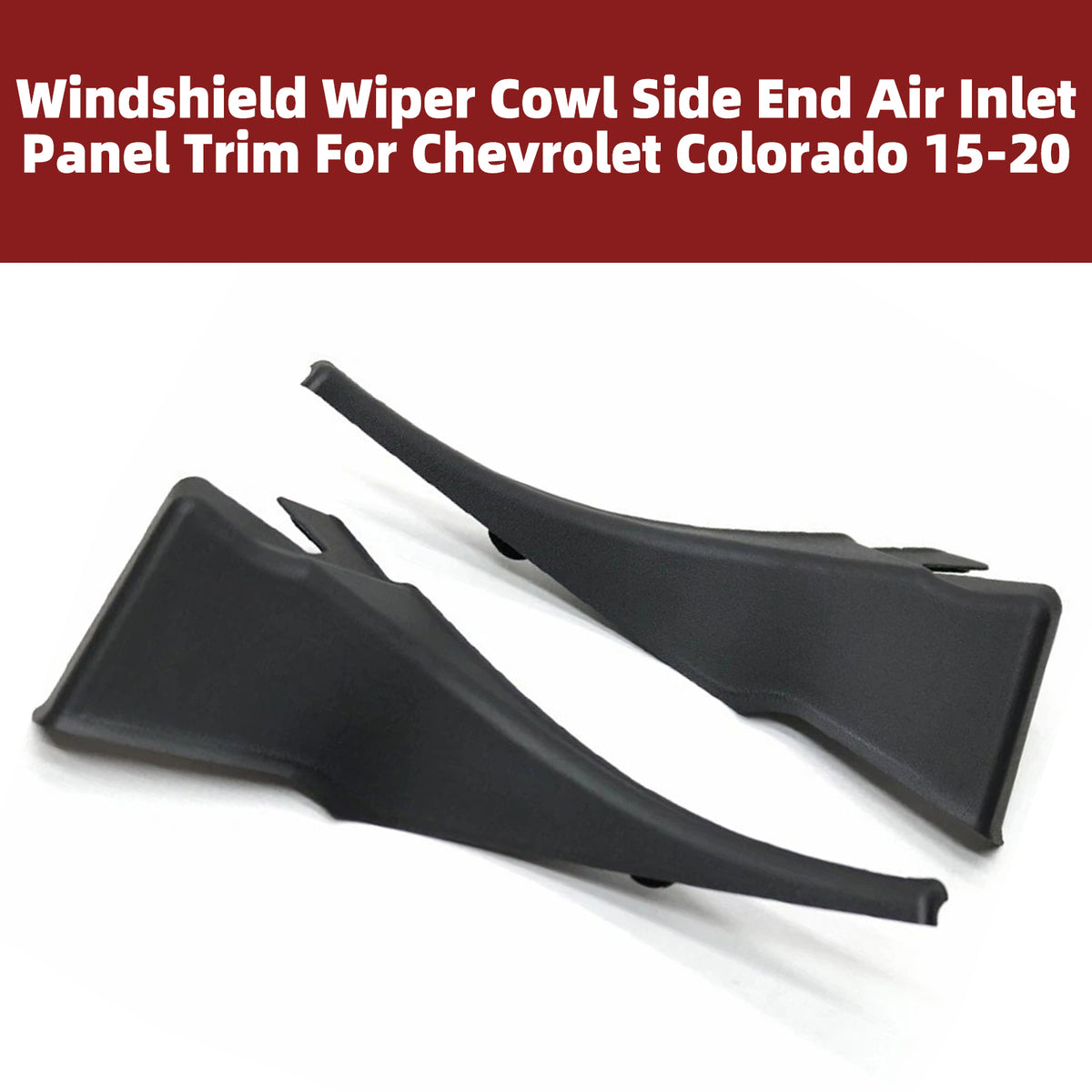 Windshield Wiper Cowl Side End Air Inlet Panel Trim For Chevrolet Colorado