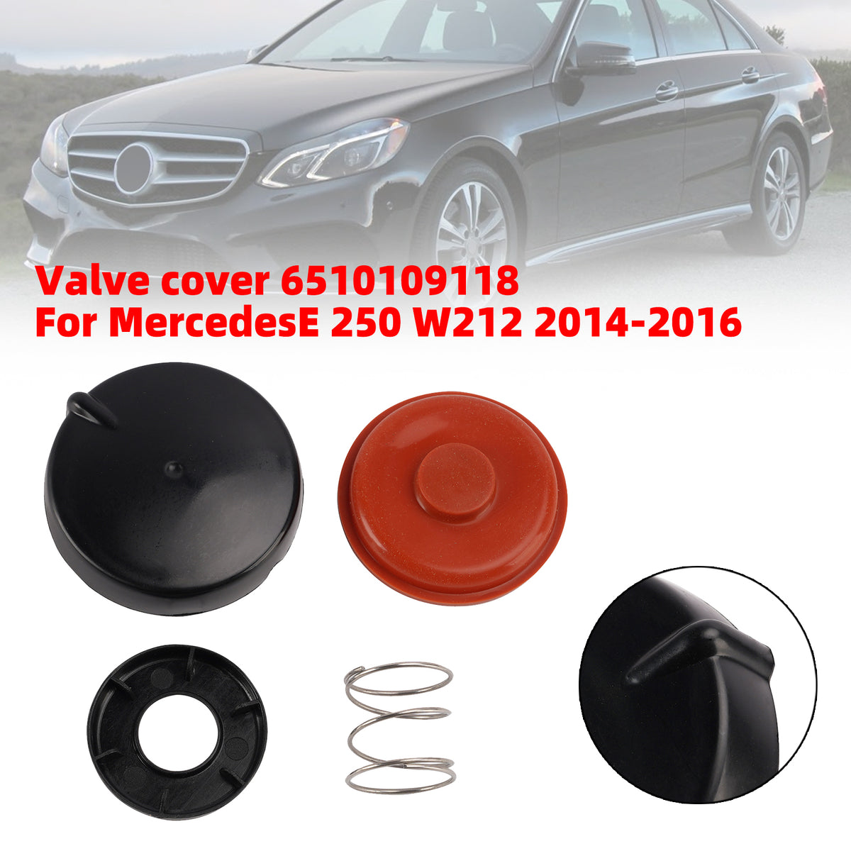 Valve Cover 6510109118 For Mercedes E250 W212 2014-2016
