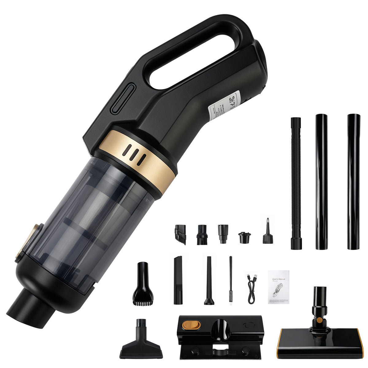 20000Pa Cordless Handheld Vacuum Cleaner Strong Real Suction For Car and Home