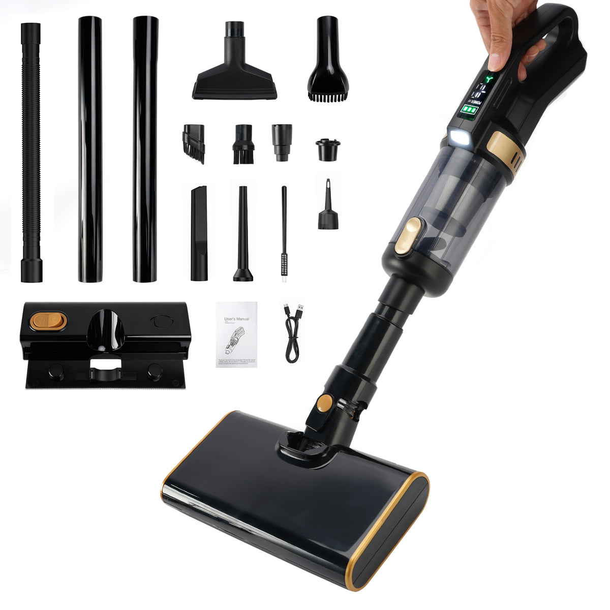20000Pa Cordless Handheld Vacuum Cleaner Strong Real Suction For Car and Home