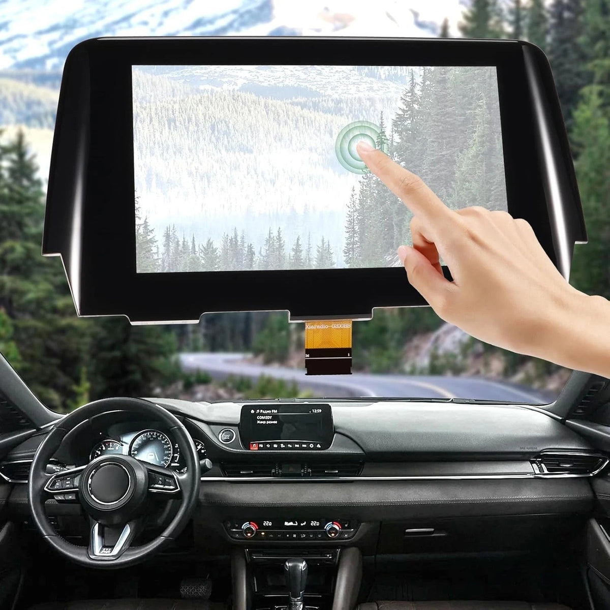 7" Touch Screen Digitizer Replacement GML8611J0 For MAZDA 6 Radio 15-2016 36 Pin