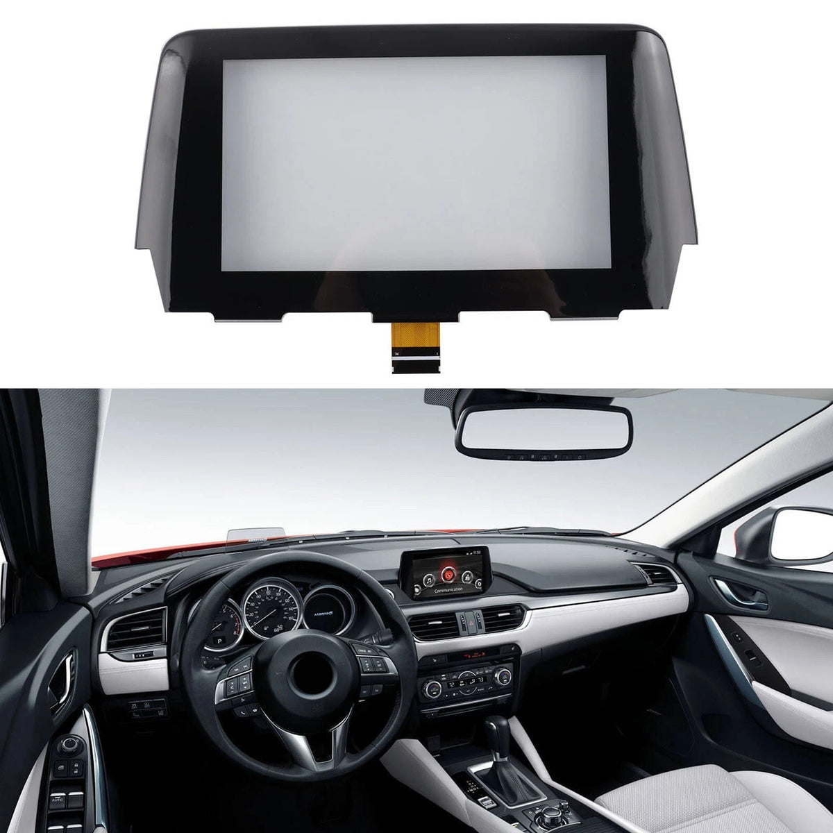 7" Touch Screen Digitizer Replacement GML8611J0 For MAZDA 6 Radio 15-2016 36 Pin