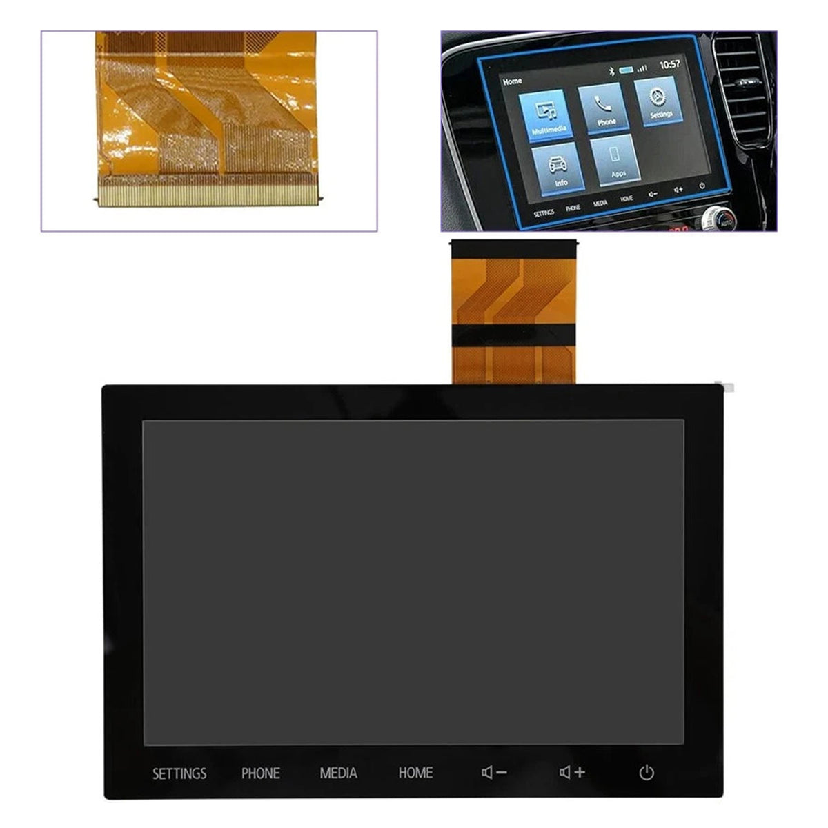 8" LCD Display Touch Screen Radio 8740A098 For Mitsubishi Outlander 2020-2022