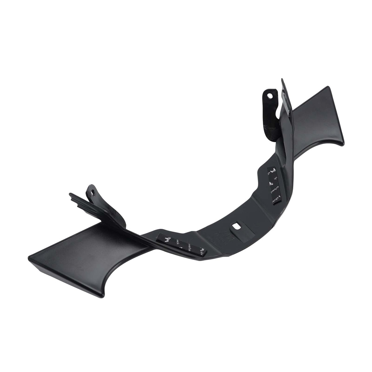 Winglet Aerodynamic Wing Front Spoiler For Yamaha MT-07 2025-2026 Black