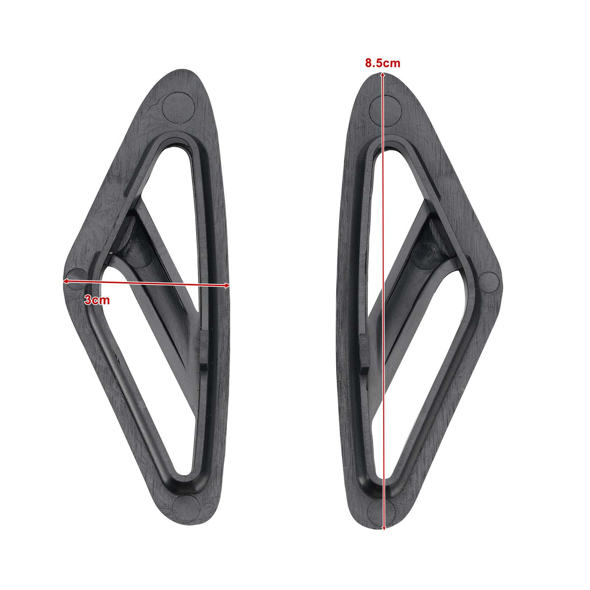 Front Fender Accent Trim For Honda GL1800 Goldwing 1800 2001-2017 Black