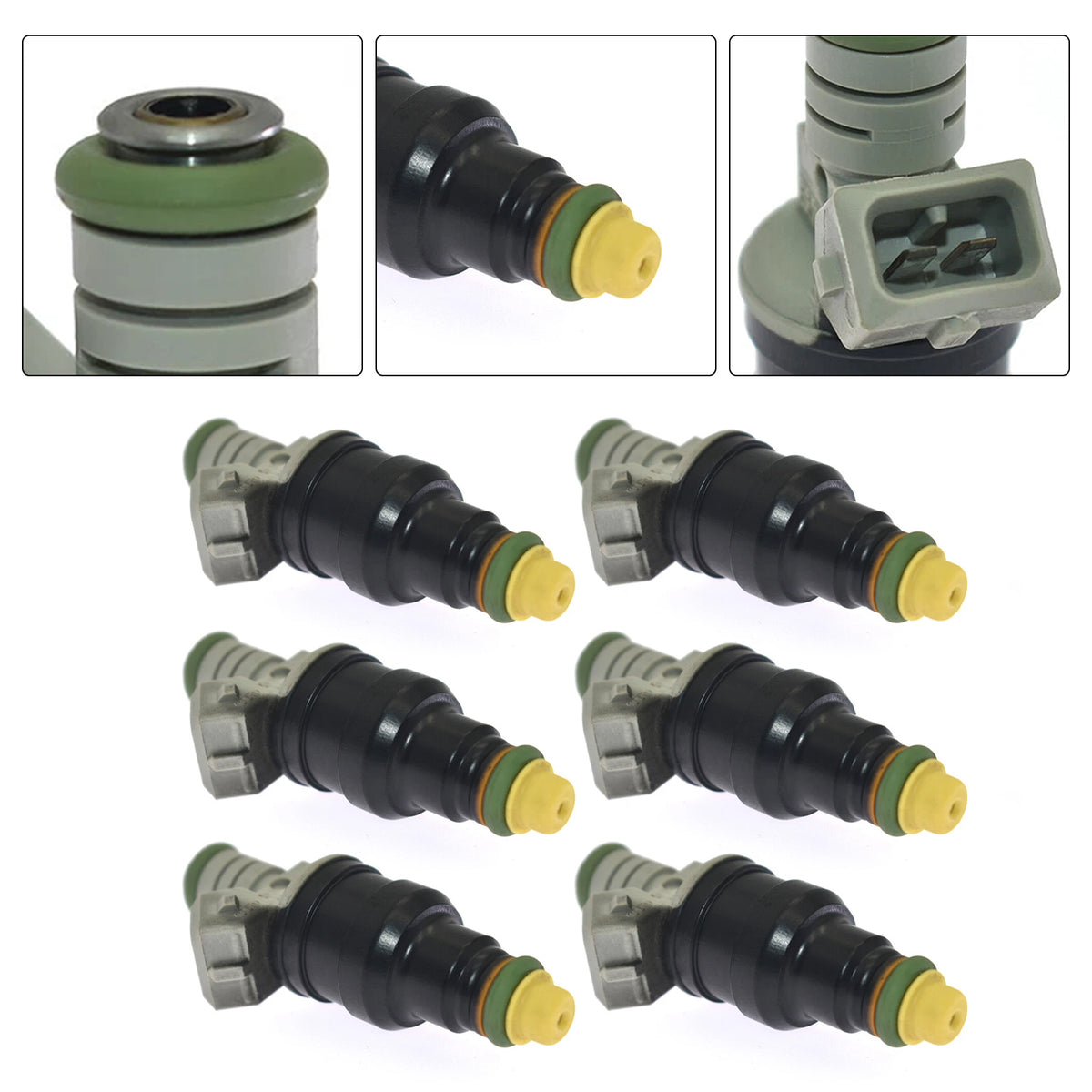 6Pcs Fuel Injector For Ford E-150 E-250 E-350 4.9L 1987-1996 0280150710